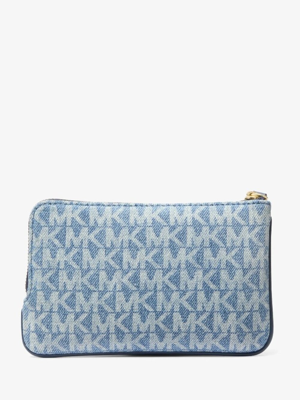 Michael Kors Jet Set Travel Small Signature Logo Denim Wristlet - Picture 3 of 3